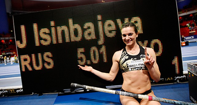 Stavhopparen Jelena Isinbajeva