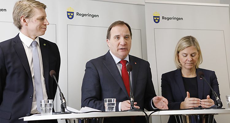 Ministrarna Per Bolund, Stefan Löfven och Magdalena Andersson berättar om det nya förslaget.