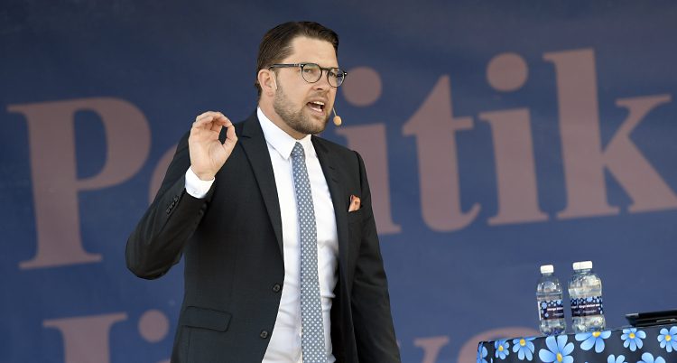 Sverigedmokraternas ledare Jimmie Åkesson