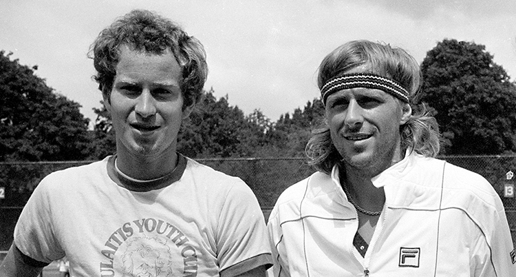 John McEnroe och Björn Borg