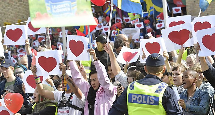 demonstration i Stockholm