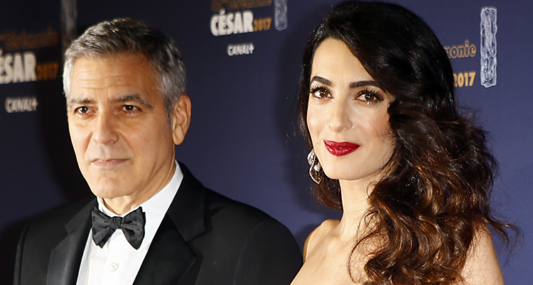 George Clooney och hans fru Amal Clooney