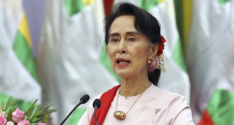 Burmas ledare Aung San Suu Kyl
