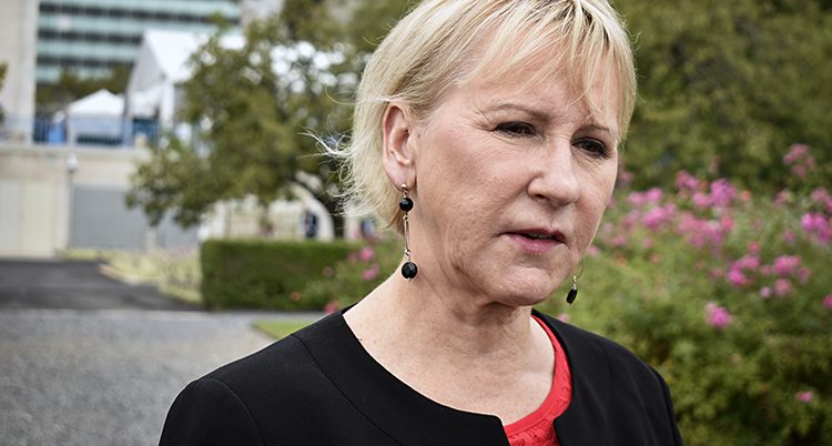 utrikesminister Margot Wallström