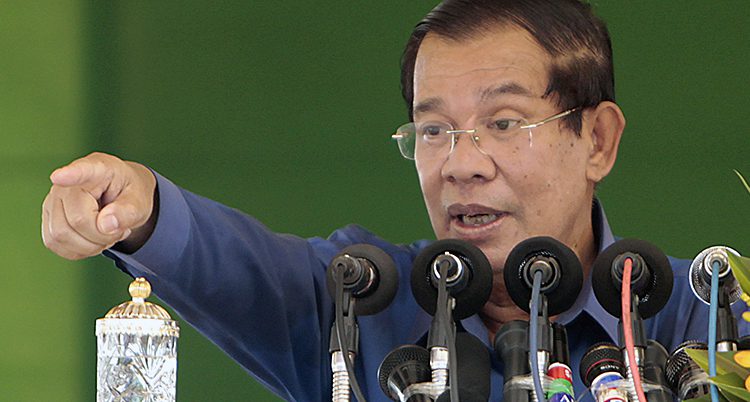 Kambodjas ledare Hun Sen