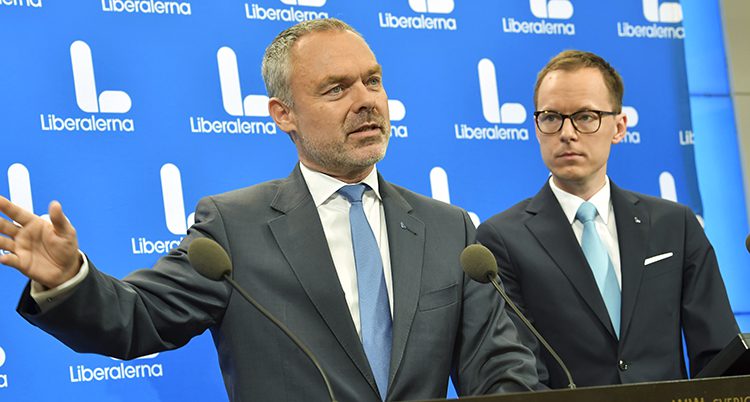 Jan Björklund och Mats Persson i Liberalerna