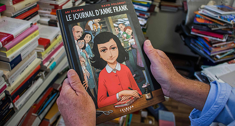Anne Franks dagbok har blivit seriebo