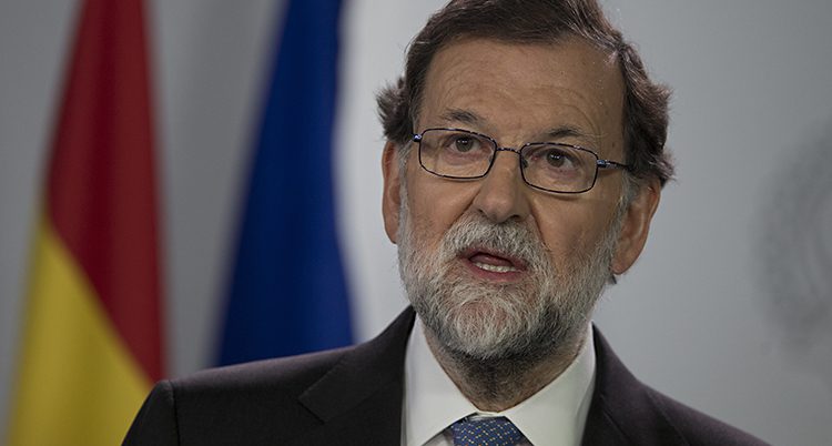 Spaniens ledare Mariano Rajoy