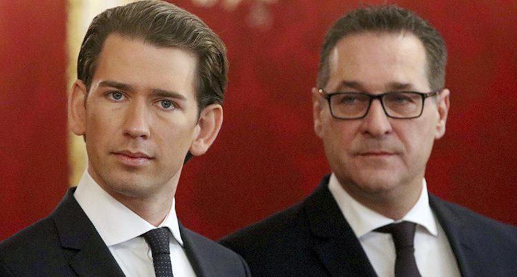 Sebastian Kurz och Heinz-Christian Strache.