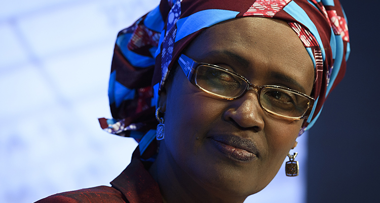 Winnie Byanyima är chef för Oxfam