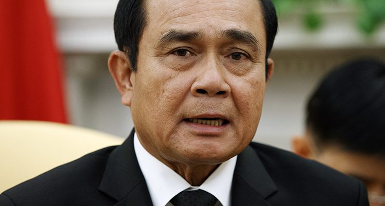 Thailands ledare Prayuth Chan-ocha.