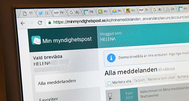 Allt fler skaffar digital brevlåda