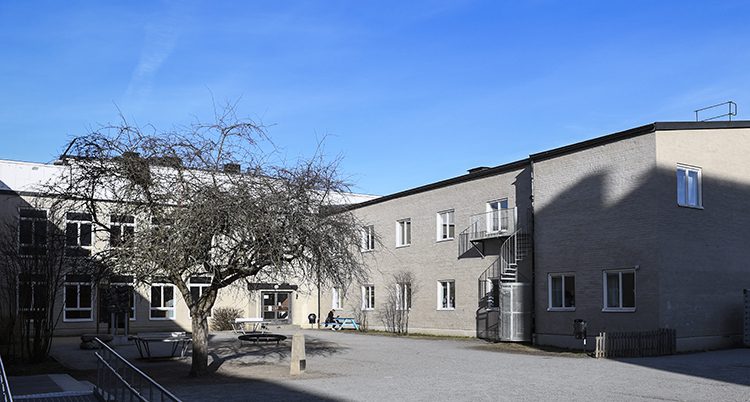 Den muslimska friskolan Al-Azharskolan i Vällingby.