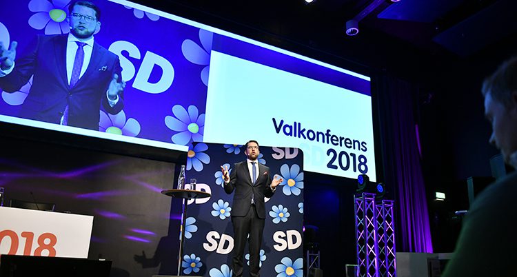 Jimmie Åkesson är ledare för Sverigedemokraterna