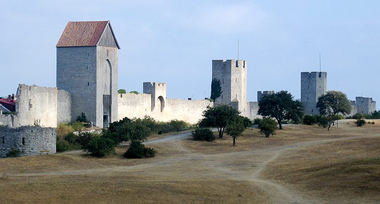 Ringmuren i Visby.