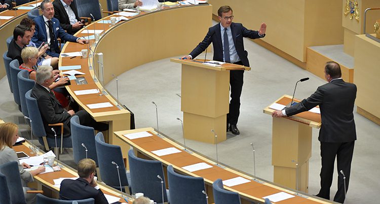 Debatt i riksdagen