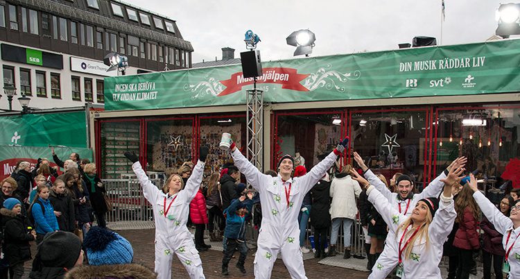 Musikhjälpen samlar in pengar