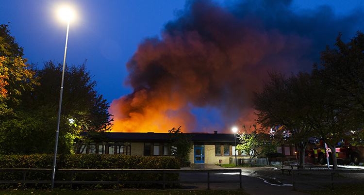 Branden i Gottsundaskolan