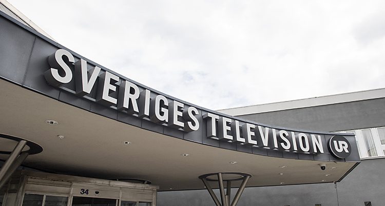 Sveriges Televisions hus i Stockholm.