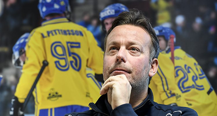 Sveriges lagledare Svenne Olsson