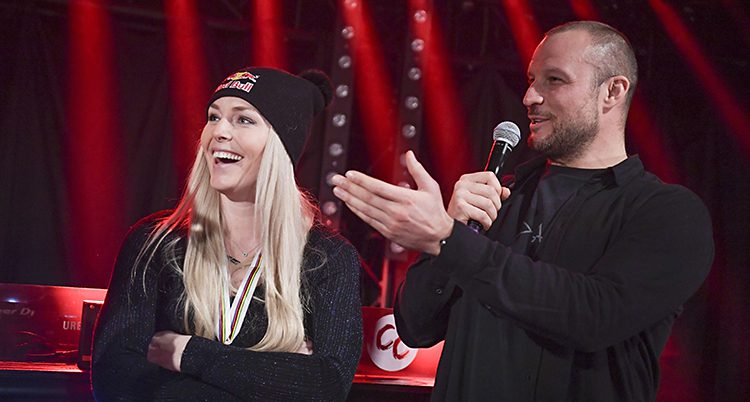 Lindsey Vonn och Aksel Lund Svinda