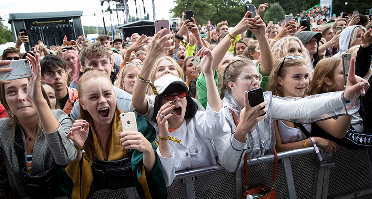 Publik på festivalen Way Out West.