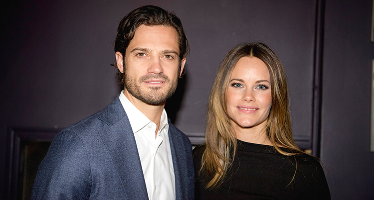 Carl philip och sofia bredvid varandra.