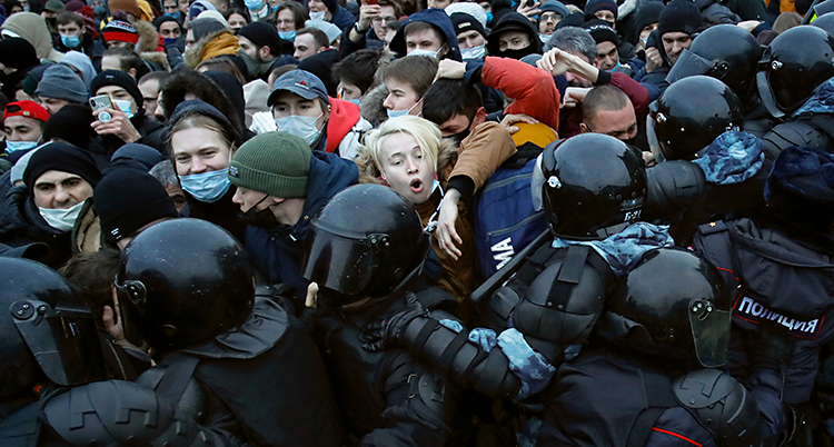 APTOPIX Russia Navalny Protests