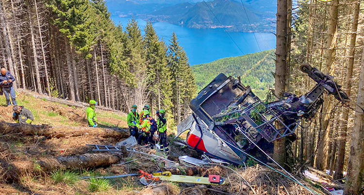 APTOPIX Italy Cable Car Deaths