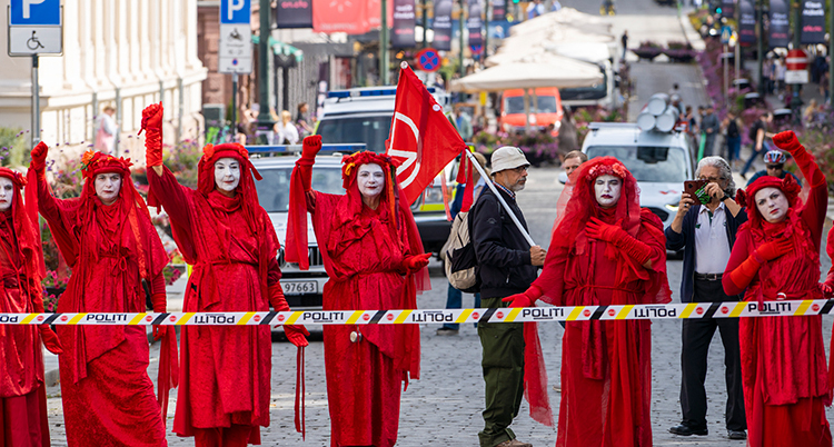 Extinction Rebellion aksjonerer i Oslo