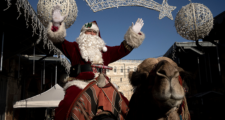 Israel Palestinians Christmas