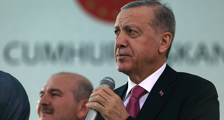 Erdogan i profil.