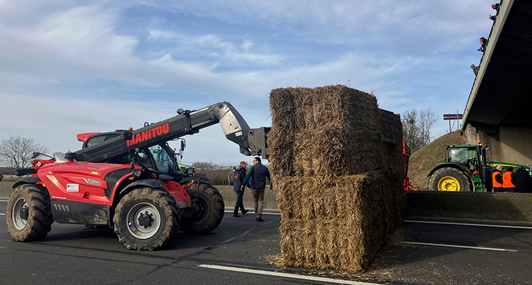 France. Farmers Protests