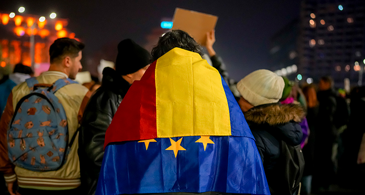 Romania Election Protest