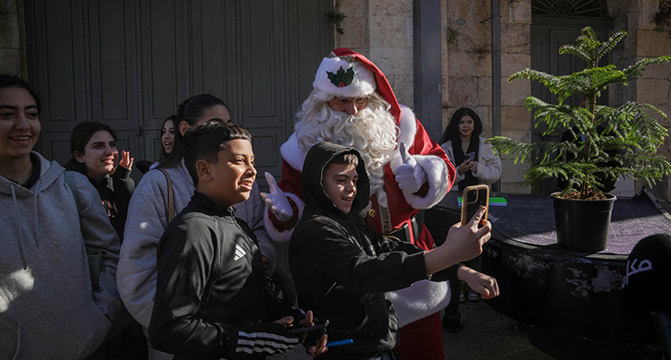 Israel Palestinians Christmas