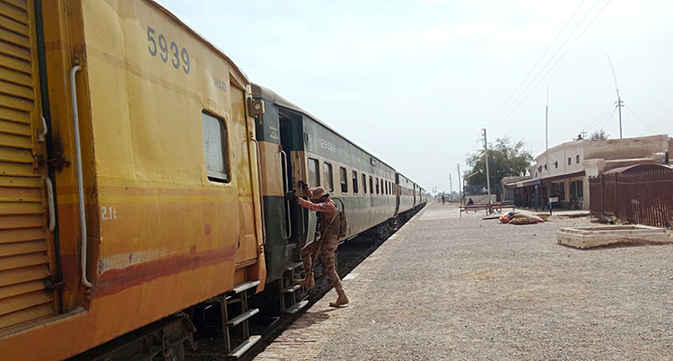 Pakistan Train Attacked