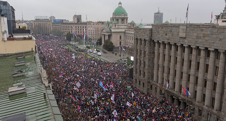 Serbia Protests Tensions