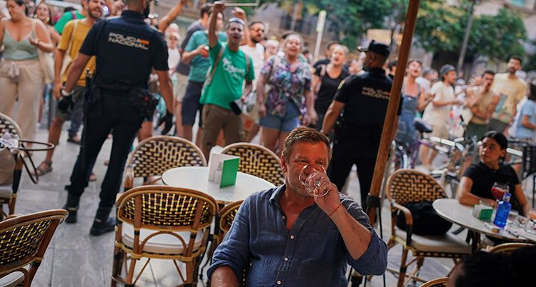 Spain Overtourism Protest