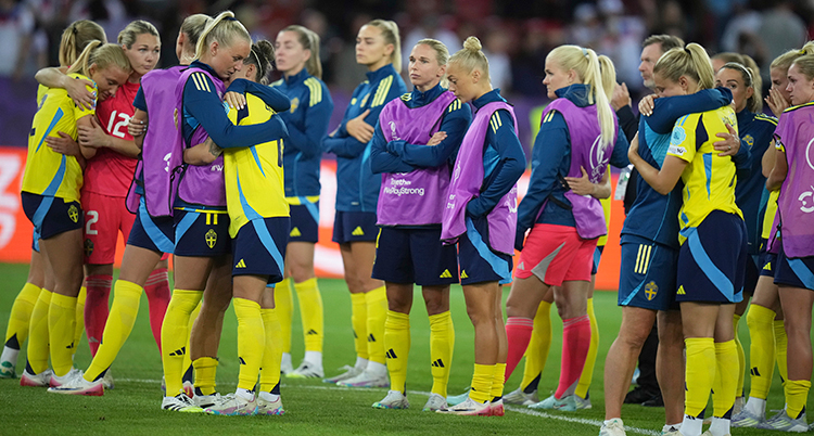 Euro 2025 Sweden England Soccer
