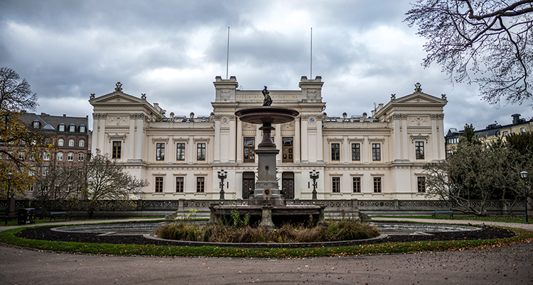 Ett stort hus.