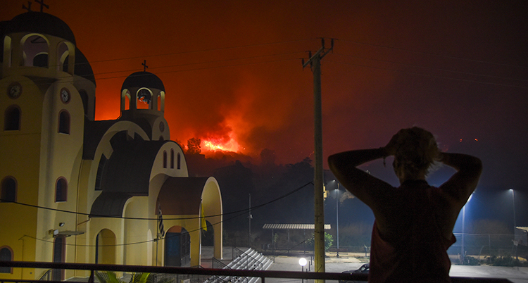 APTOPIX Greece Wildfires