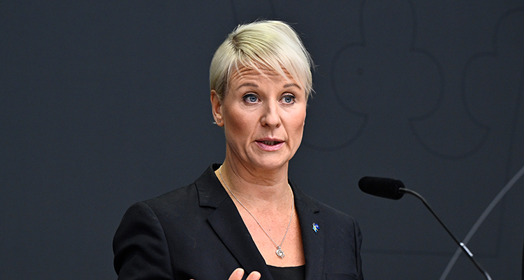 Ansiktsbild på ministern.