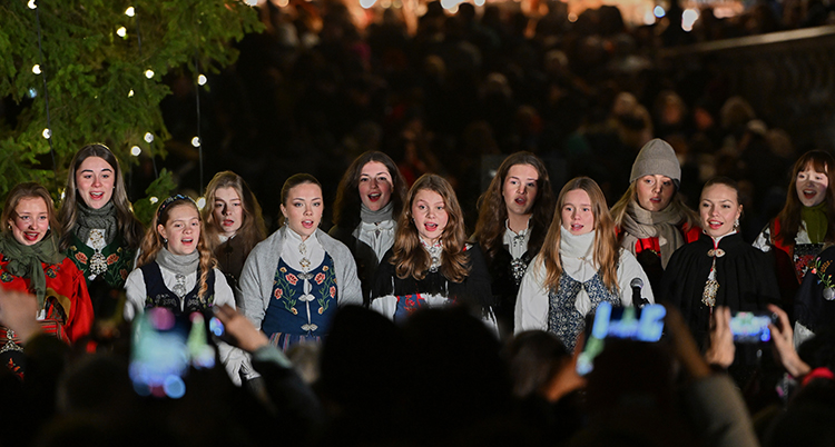 Britain Norway Christmas Tree