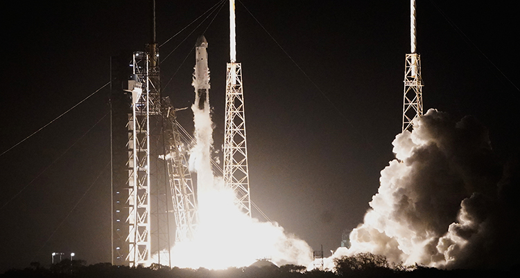 APTOPIX SpaceX Crew Launch