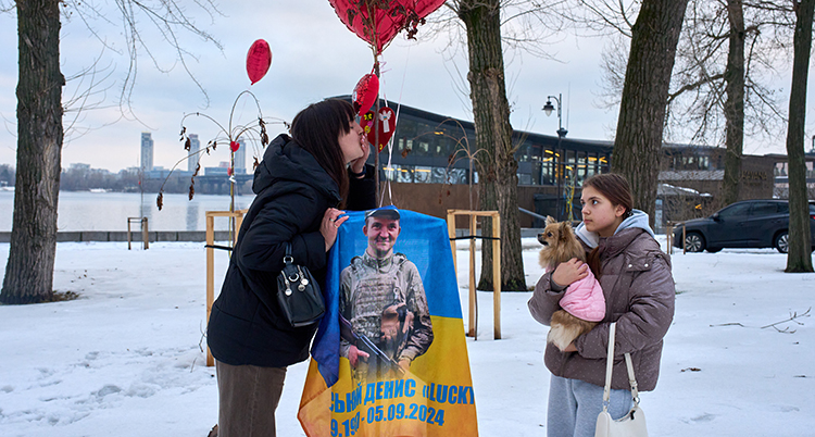 APTOPIX Russia Ukraine War Valentine's Day