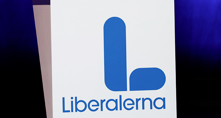 Liberalernas symbol som är ett L.