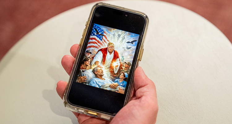 Donald Trump som Jesus