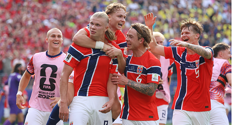 Från en match i fotboll.