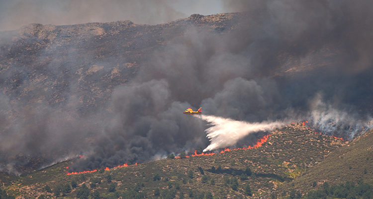APTOPIX Spain Europe Wildfires