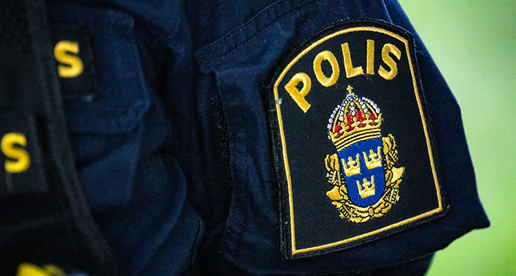En del av en uniform på en polis.
